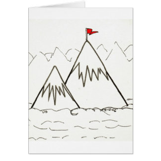 Mountains card