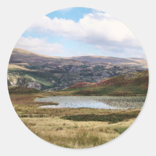 MOUNTAINS CLASSIC ROUND STICKER