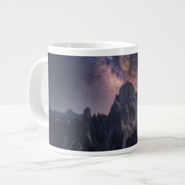 Mountains | Dolomites Mountains, Italy Large Coffee Mug (Front Left)