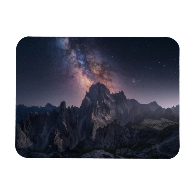 Mountains | Dolomites Mountains, Italy Magnet (Horizontal)