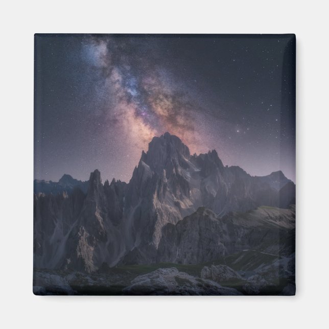 Mountains | Dolomites Mountains, Italy Magnet (Front)