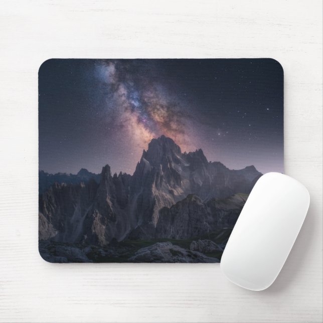 Mountains | Dolomites Mountains, Italy Mouse Mat (With Mouse)