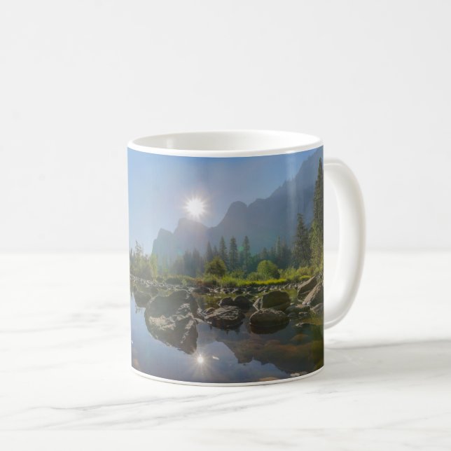 Mountains | El Capitan Yosemite Park, California Coffee Mug (Front Right)