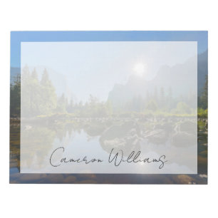 Mountains   El Capitan Yosemite Park, California Notepad