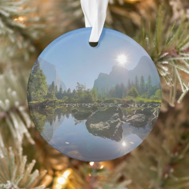 Mountains | El Capitan Yosemite Park, California Ornament (Tree)