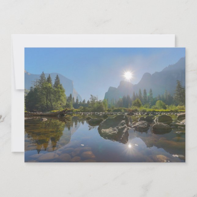 Mountains | El Capitan Yosemite Park, California Thank You Card (Front)