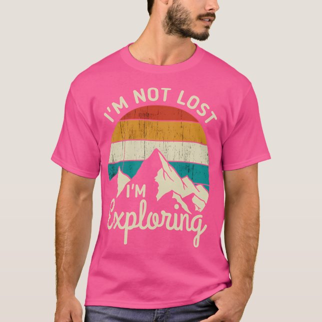Mountains - Exploring T-Shirt (Front)