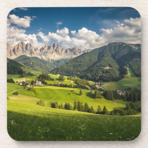 Mountains   Funes Valley, Dolomites, Italy Coaster