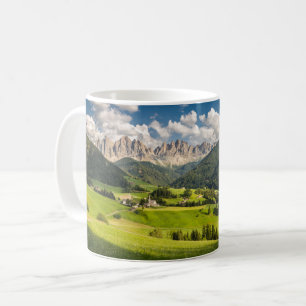 Mountains   Funes Valley, Dolomites, Italy Coffee Mug