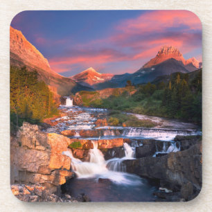 Mountains Glacier National Park, Montana Coaster