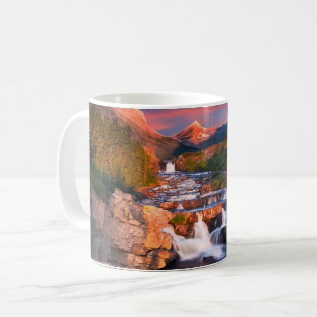 Mountains | Glacier National Park, Montana Coffee Mug (Front Left)