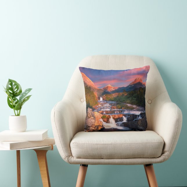 Mountains | Glacier National Park, Montana Cushion (Chair)