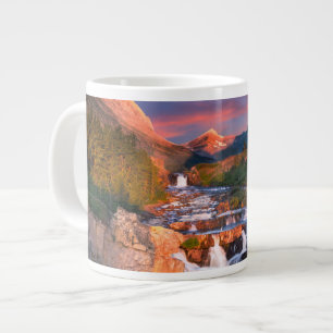 Mountains   Glacier National Park, Montana Large Coffee Mug