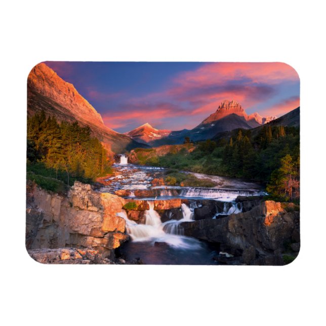 Mountains | Glacier National Park, Montana Magnet (Horizontal)