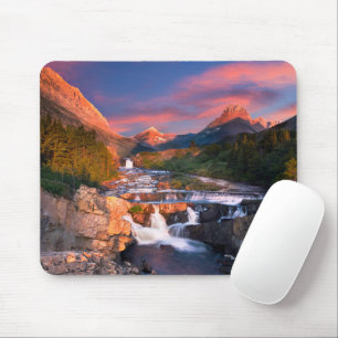 Mountains   Glacier National Park, Montana Mouse Mat