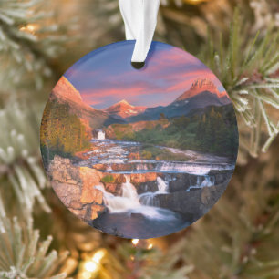 Mountains   Glacier National Park, Montana Ornament