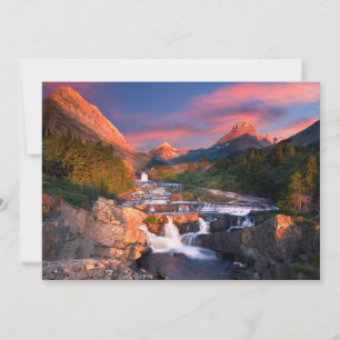 Mountains   Glacier National Park, Montana Thank You Card