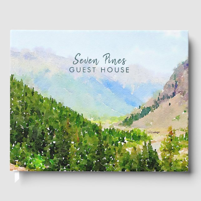 Mountains Guest House Vacation Rental Comments Guest Book (Front)
