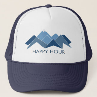 Mountains Happy Hour Trucker Hat