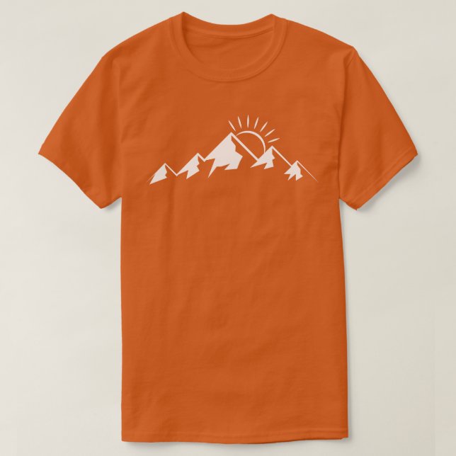 Mountains Hiking 74 T-Shirt (Design Front)