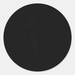 Mountains Hiking Camping Rock Climbing Climber Cam Classic Round Sticker