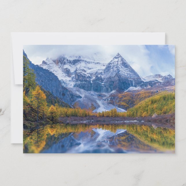 Mountains | Himalaya Mountains, China Thank You Card (Front)