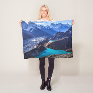 Mountains Himalaya Mountains, Peru Fleece Blanket