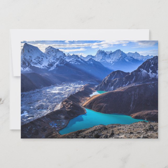 Mountains | Himalaya Mountains, Peru Thank You Card (Front)