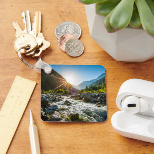 Mountains Hohe Tauern National Park, Austria Key Ring