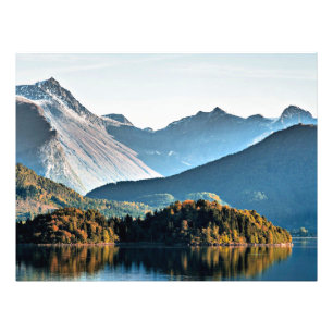 Mountains in Norway, scenic photograph