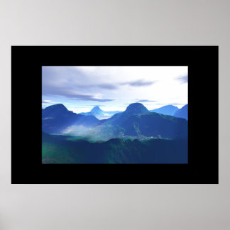 Mountains in Peace Poster