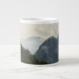 Mountains in the Misty Distance on a Large Coffee Mug