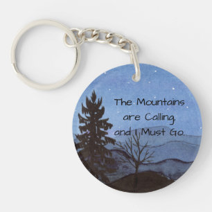 Mountains Key Ring