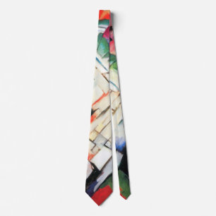 Mountains (Landscape) by Franz Marc, Vintage Art Tie