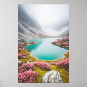 Mountains Landscape Majestic Picturesque Nature Poster
