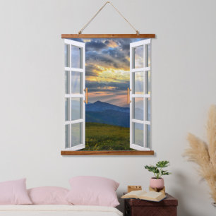 Mountains Landscape Outdoors Hanging Tapestry