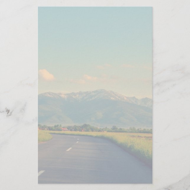 Mountains landscape stationery (Front)