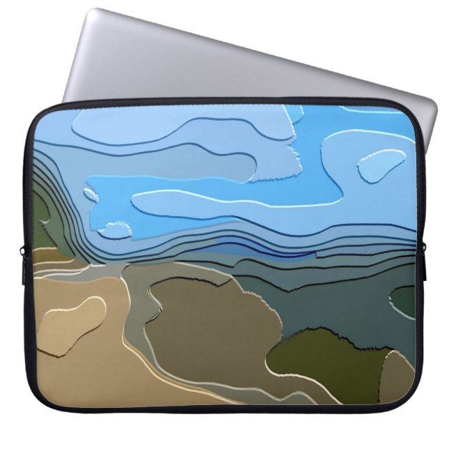 MOUNTAINS LAPTOP SLEEVE (Front)