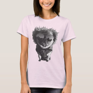 "Mountains Majestic Like Pizza Slices" Funny Pug T-Shirt