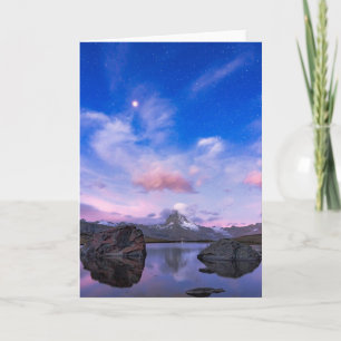 Mountains   Matterhorn & Lake Stellisee Card