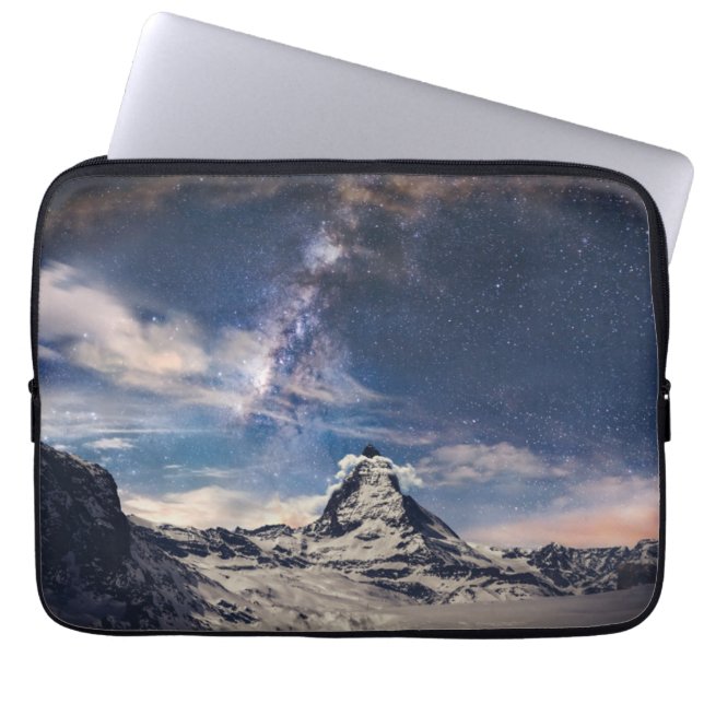 Mountains | Matterhorn Zermatt Switzerland Laptop Sleeve (Front)