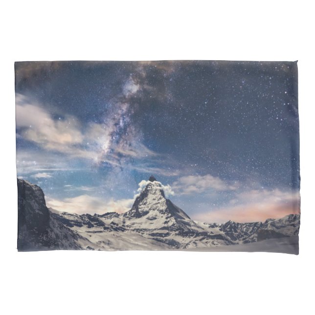 Mountains | Matterhorn Zermatt Switzerland Pillowcase (Front)