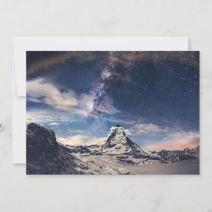 Mountains Matterhorn Zermatt Switzerland Thank You Card
