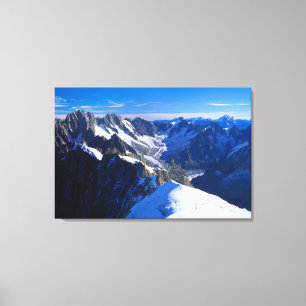 Mountains   Mont Blanc, European Alps Canvas Print