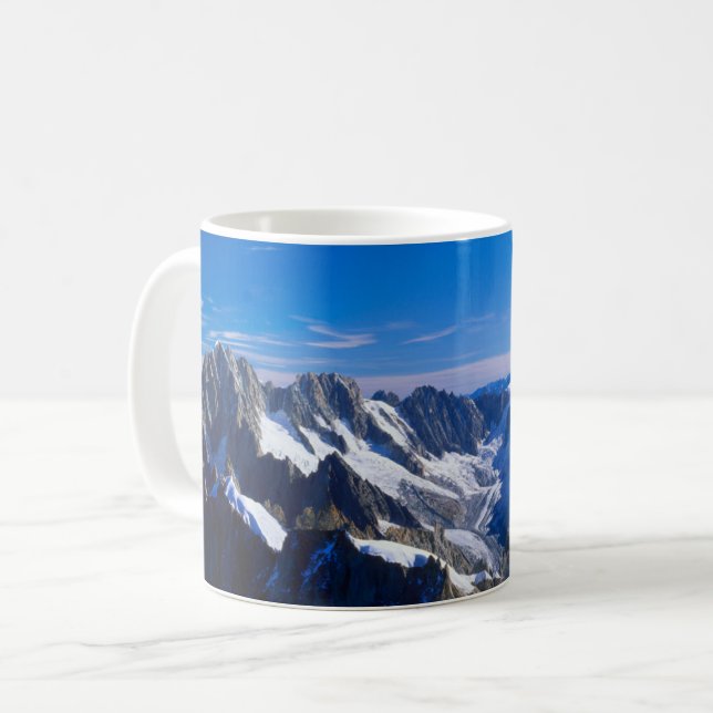 Mountains | Mont Blanc, European Alps Coffee Mug (Front Left)