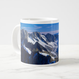 Mountains   Mont Blanc, European Alps Large Coffee Mug