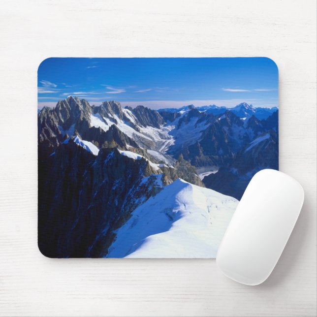 Mountains | Mont Blanc, European Alps Mouse Mat (With Mouse)