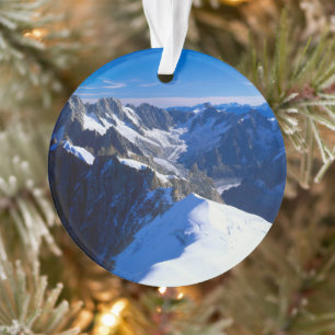 Mountains   Mont Blanc, European Alps Ornament