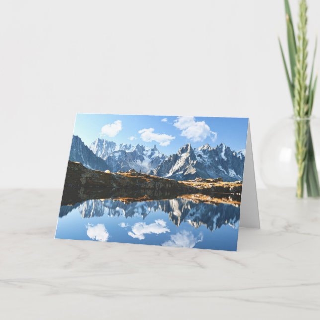 Mountains | Mont Blanc Massif, France Card (Front)
