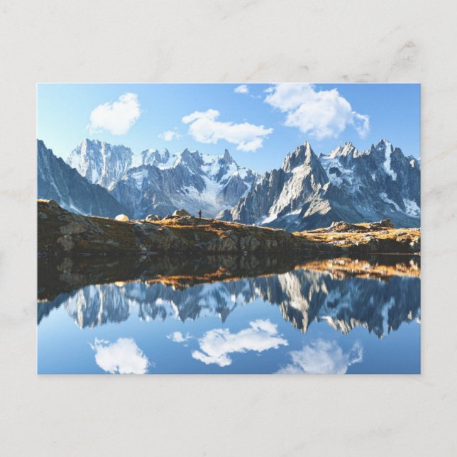 Mountains | Mont Blanc Massif, France Postcard (Front)